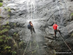 Largest Water rappelling 