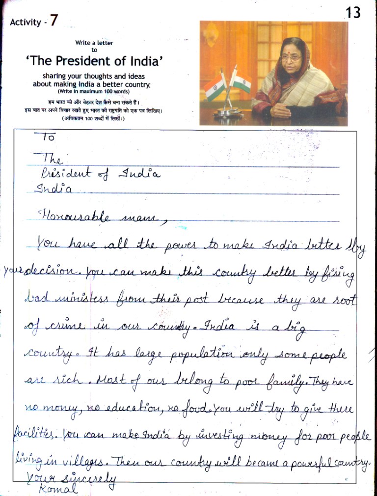 Most Letters Written To The President Of A Country India Book Of