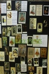 Unique collection of holy cards