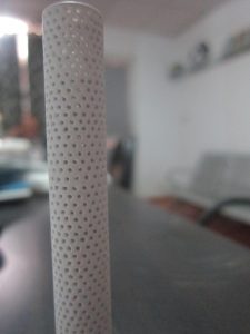 MOST HOLES PUNCHED IN A SINGLE PIECE OF CHALK