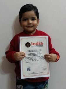 YOUNGEST TO SOLVE INDIAN GEOGRAPHICAL MAP PUZZLE IN MINIMUM TIME