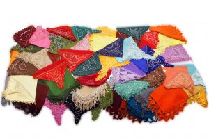 LARGEST COLLECTION OF HANDMADE HANDKERCHIEFS