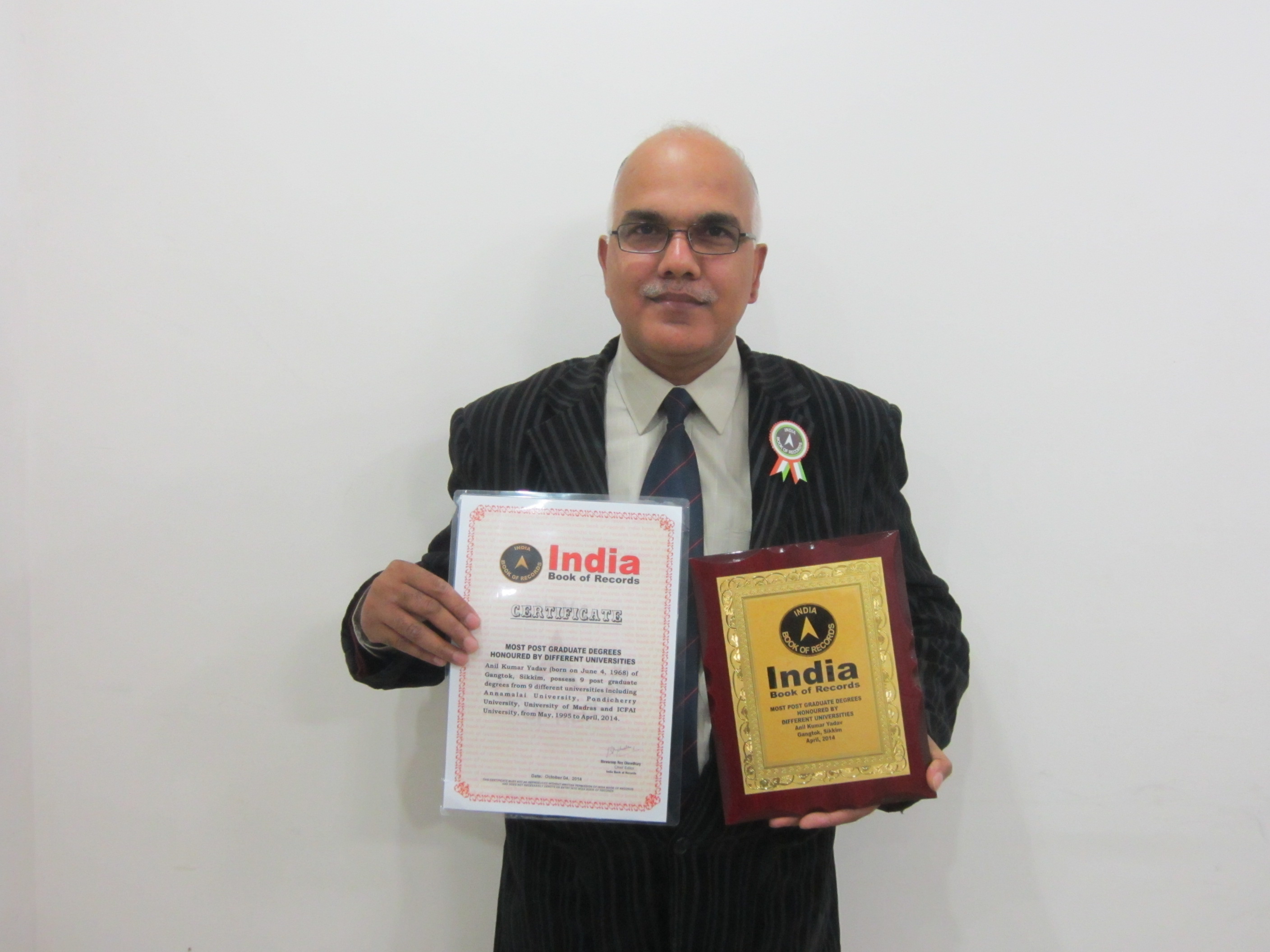 MOST POST GRADUATE DEGREES HONOURED BY DIFFERENT UNIVERSITIES IBR