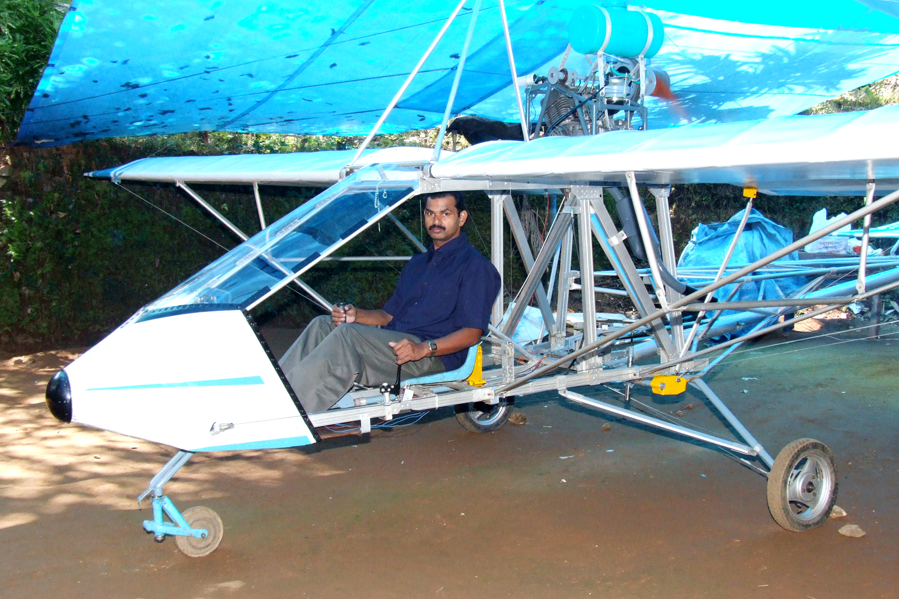 FIRST AIRCRAFT BUILT BY A DIFFERENTLY ABLED PERSON IBR