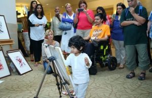 YOUNGEST PAINTER TO PERFORM STAGE SHOW