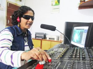 FIRST VISUALLY CHALLENGED RJ