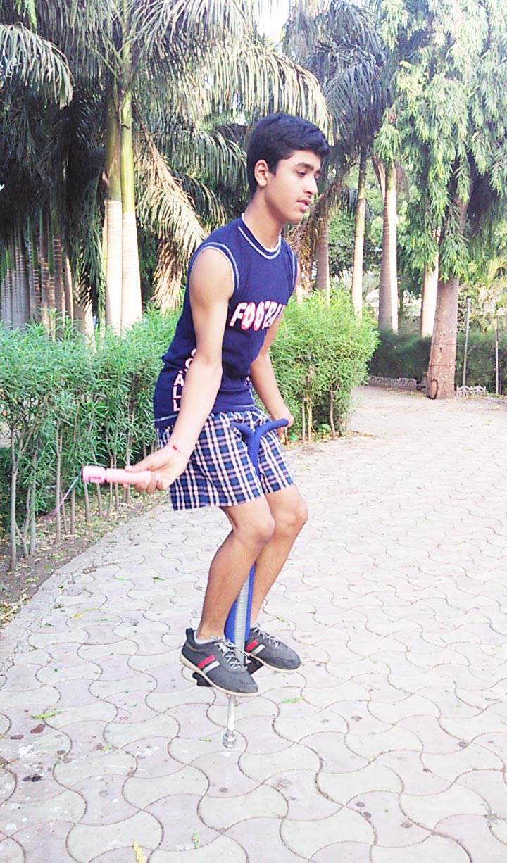 MOST ROPE JUMPS ON POGO STICK IN ONE MINUTE IBR