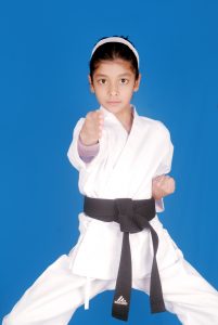 YOUNGEST TO BECOME SECOND DEGREE KARATE BLACK BELT