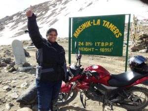 YOUNGEST TO REACH 'MARSIMEK LA' ON GEARED BIKE (FEMALE)