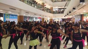 MOST ZUMBA FLASH MOBS IN A DAY