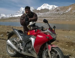 YOUNGEST TO REACH 'CHOLAMU LAKE' ON MOTORBIKE (MALE)